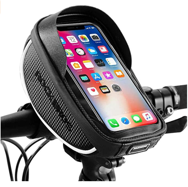 ROCKBROS 010-4BK cykelstyretaske til mobiltelefon op til 6.0 tommer