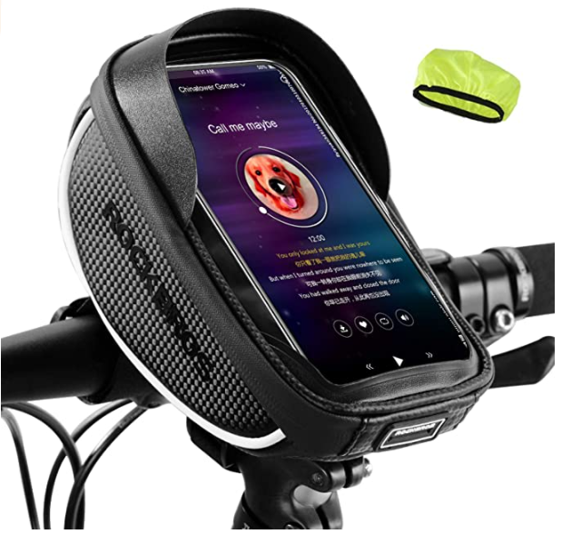 ROCKBROS 010-4BK cykelstyretaske til mobiltelefon op til 6.0 tommer