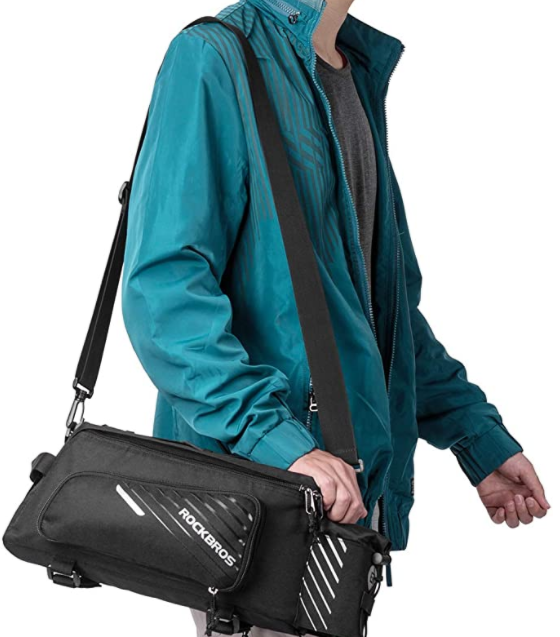 ROCKBROS A9-BK Cykel Taske Sort Sammenfoldelige Sidetasker 9-12L