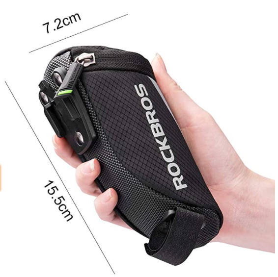 ROCKBROS C28 Cykelsadeltaske med monteringsremme/med holder
