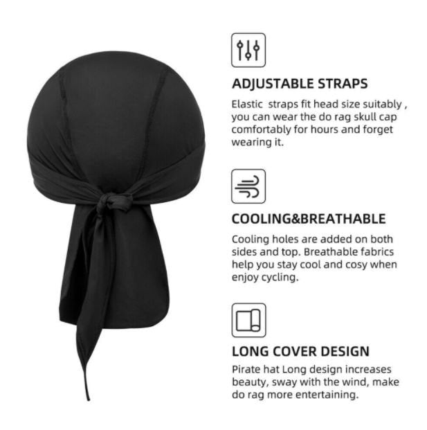 ROCKBROS LKPJ009 Cykelhjelm bandana cap sort