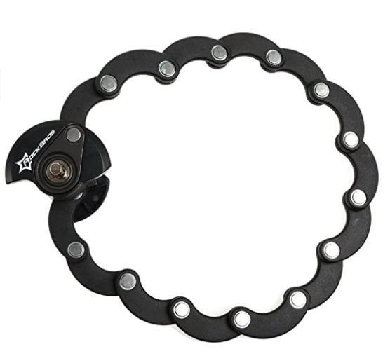 ROCKBROS WL798BK Tyverisikring Mini Foldbar cykelås Sort