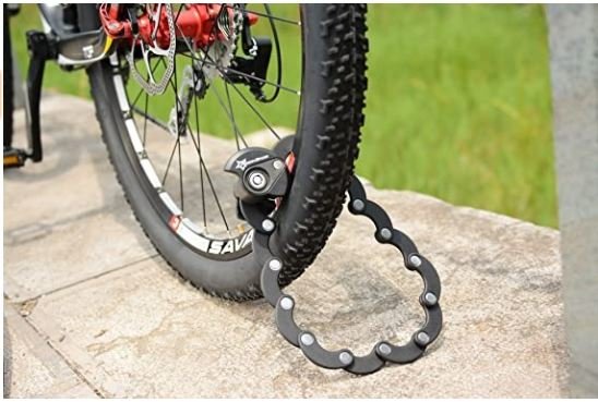 ROCKBROS WL798BK Tyverisikring Mini Foldbar cykelås Sort
