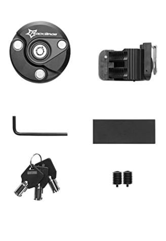 ROCKBROS WL798BK Tyverisikring Mini Foldbar cykelås Sort