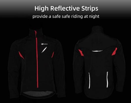 ROCKBROS YPW021 Cykel vinterjakke vand og vindtæt jakke M-4XL