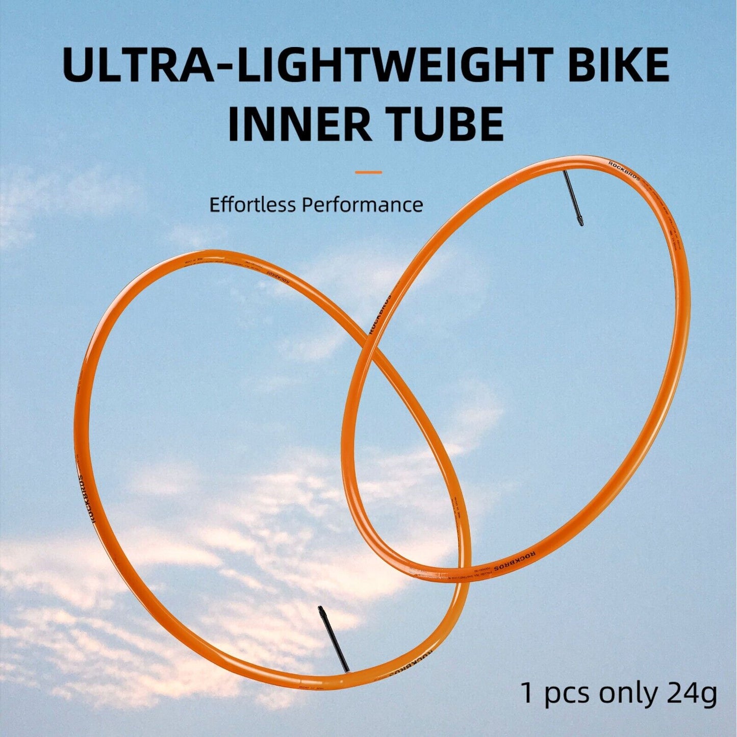ROCKBROS cykelrør 700 x 18-32C 35g TPU Presta ventil landevejscykel