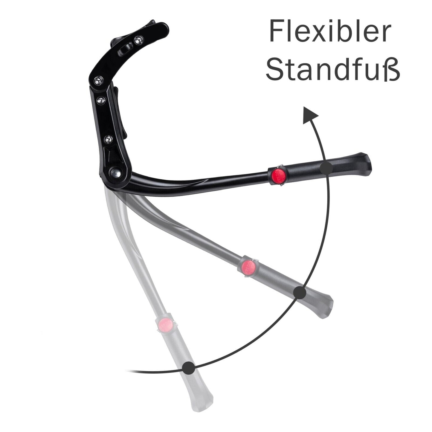 ROCKBROS cykelstativ højdejusterbar sidestativ justerbar 24-29 tommer aluminium