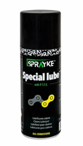 dør spejl bælte Konfrontere SPRAYKE Special Lube Chain smøremiddel med silikone flydende olie i sp –  Rinosbike.dk