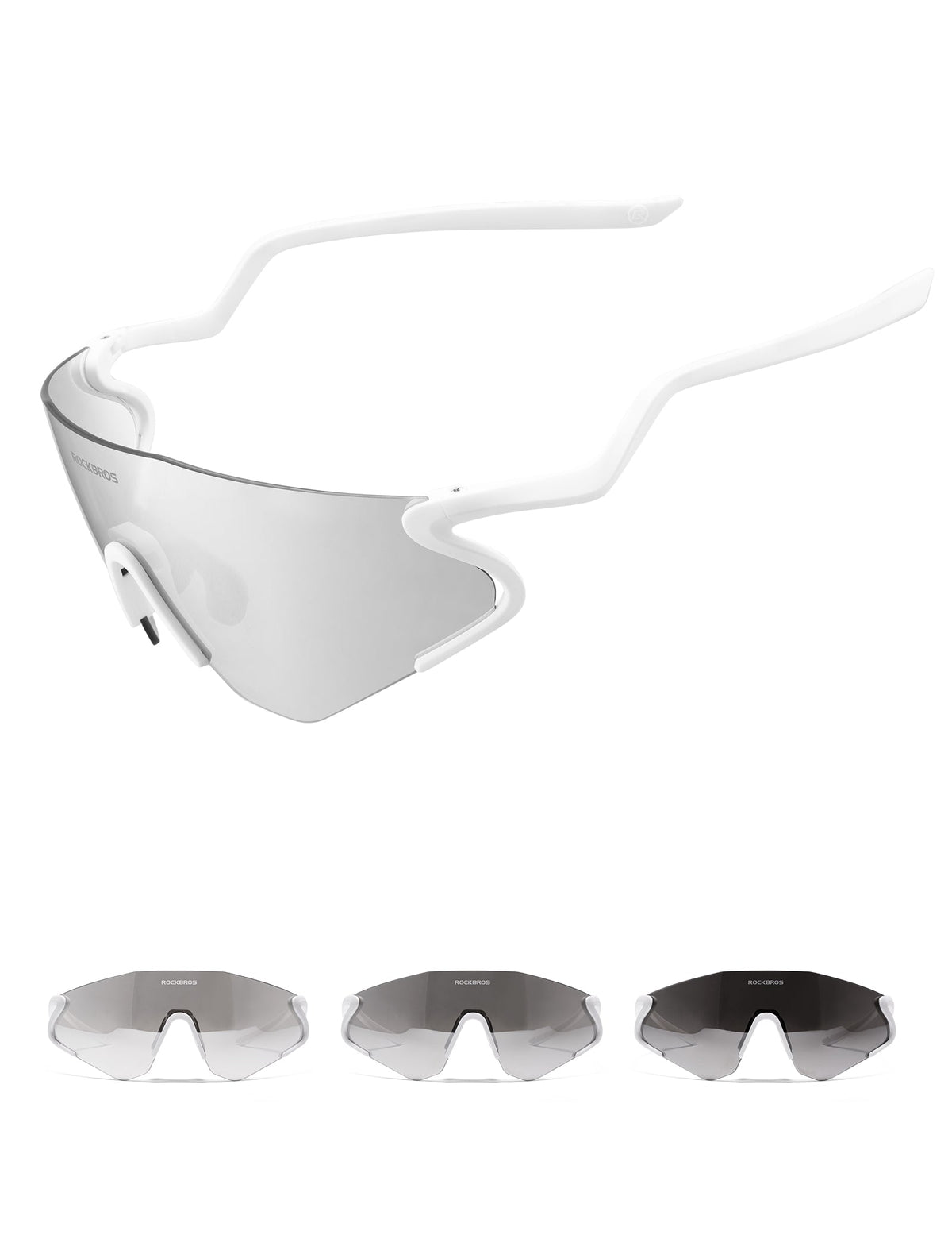 ROCKBROS Fotokrom Cykelbrille med UV400 Beskyttelse
