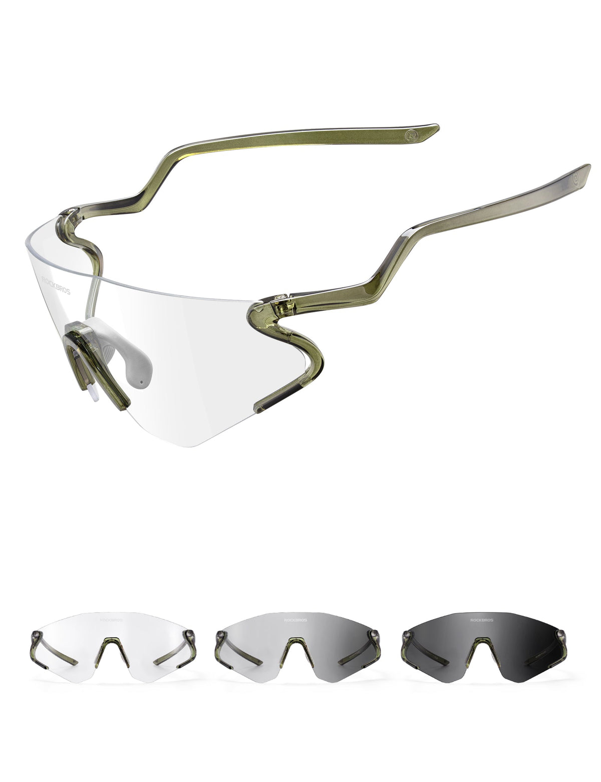 ROCKBROS Fotokrom Cykelbrille med UV400 Beskyttelse