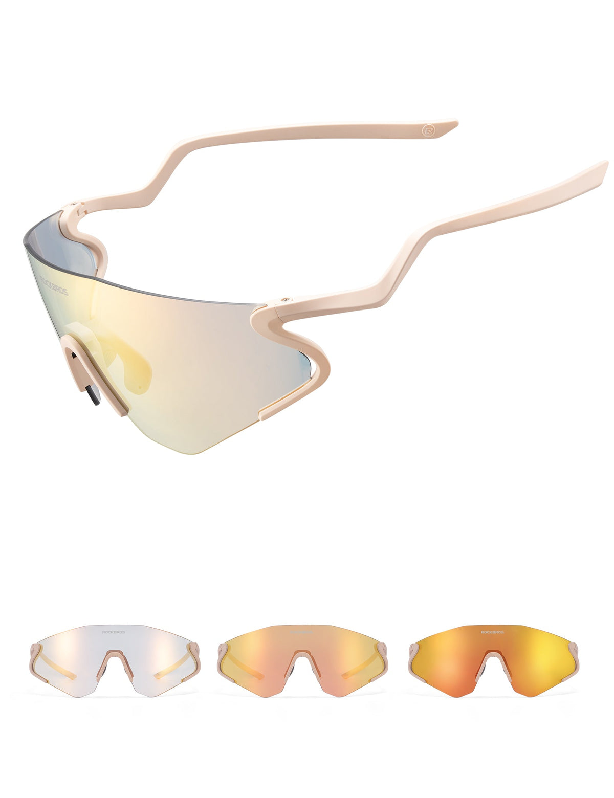 ROCKBROS Fotokrom Cykelbrille med UV400 Beskyttelse