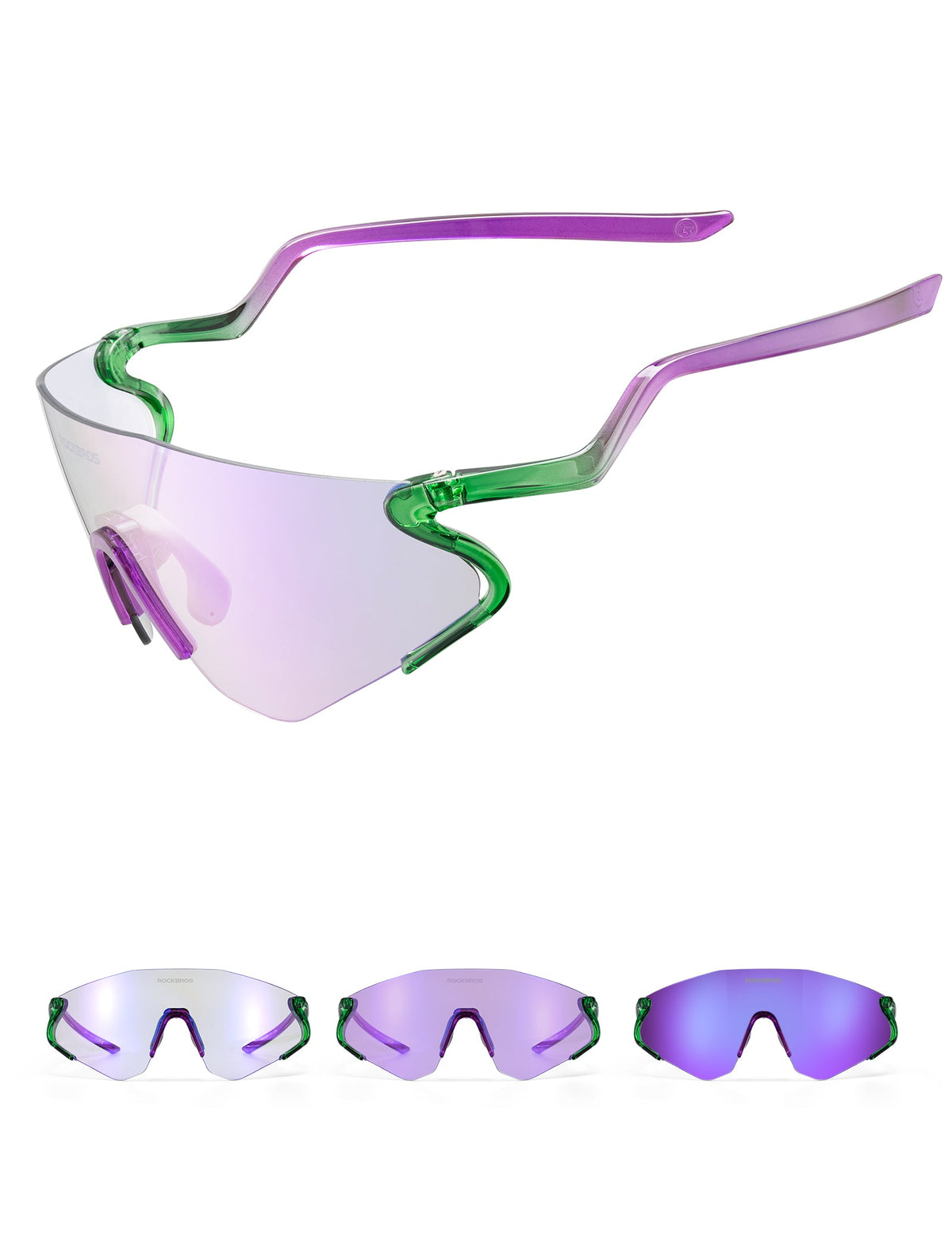 ROCKBROS Fotokrom Cykelbrille med UV400 Beskyttelse
