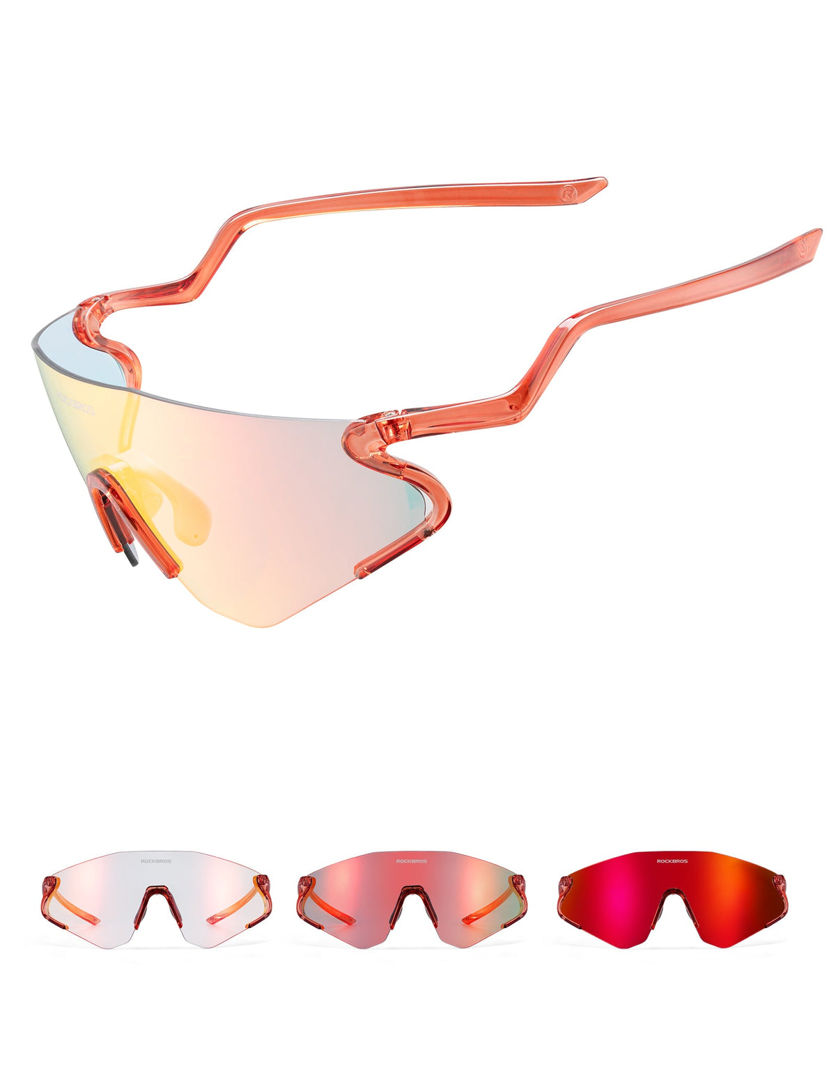 ROCKBROS Fotokrom Cykelbrille med UV400 Beskyttelse