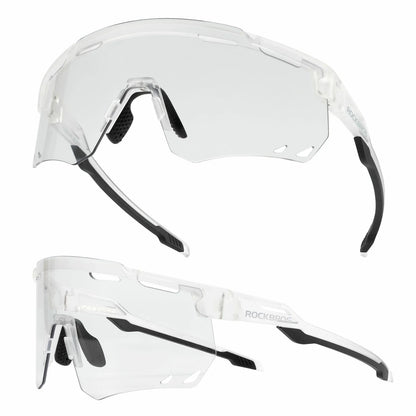 ROCKBROS Ultr let og selvtonende cykelbrille (UV400)