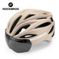 ROCKBROS Cykelhjelm Magnetisk Aftagelig MTB-hjelm med Visor