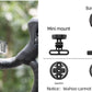 ROCKBROS cykelcomputerholder til Garmin Bryton Wahoo GPS styrholder aluminium