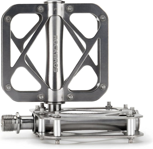 ROCKBROS cykelpedaler mountainbike lavet af titanium legering 3 lejer MTB pedaler platform til MTB 250g lys