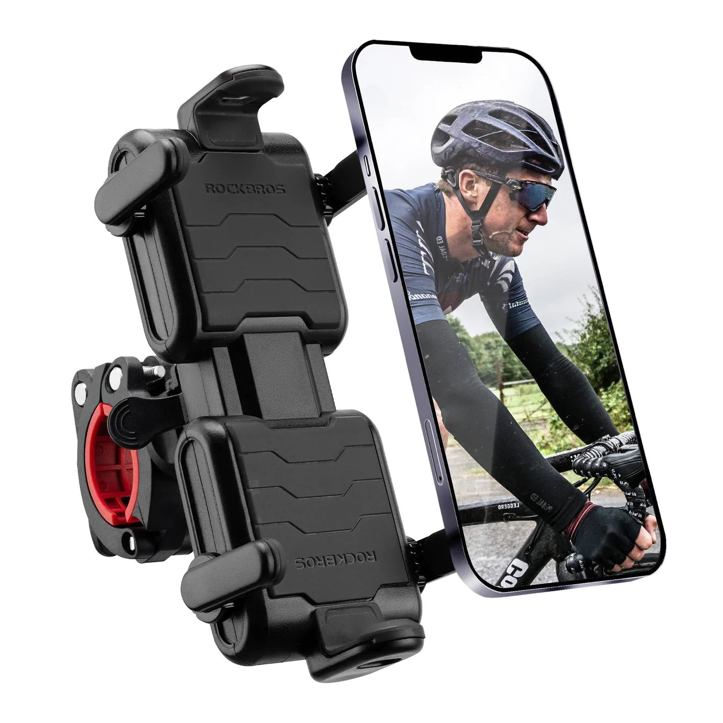 ROCKBROS cykel mobiltelefon holder motorcykel holder styr 360° universal smartphone