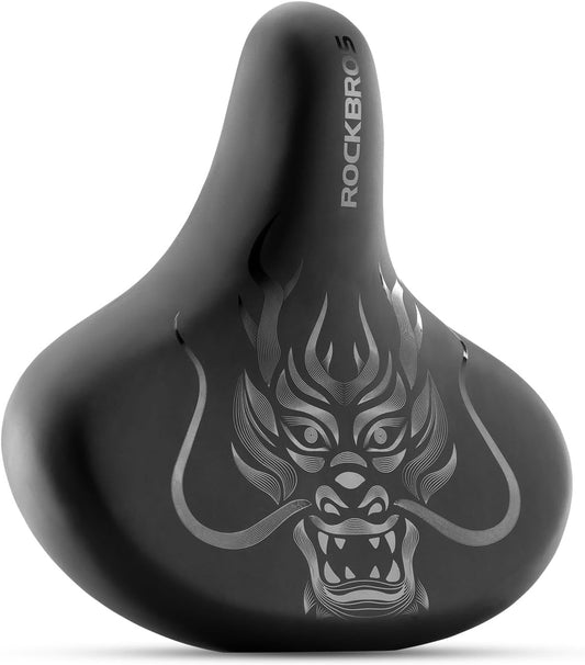ROCKBROS cykelsadel komfortabel cykelsadel ergonomisk bred til BMX MTB landevejscykel komfortabel