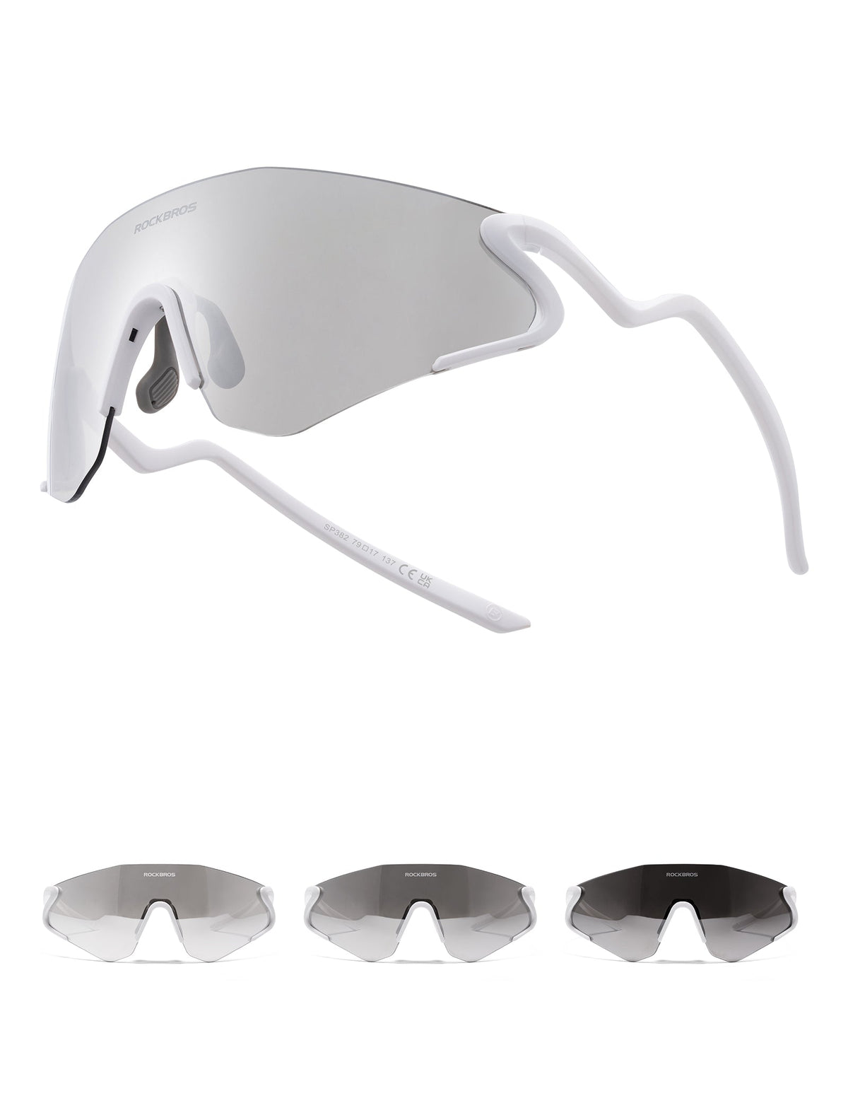ROCKBROS Fotokrom Cykelbrille med UV400 Beskyttelse