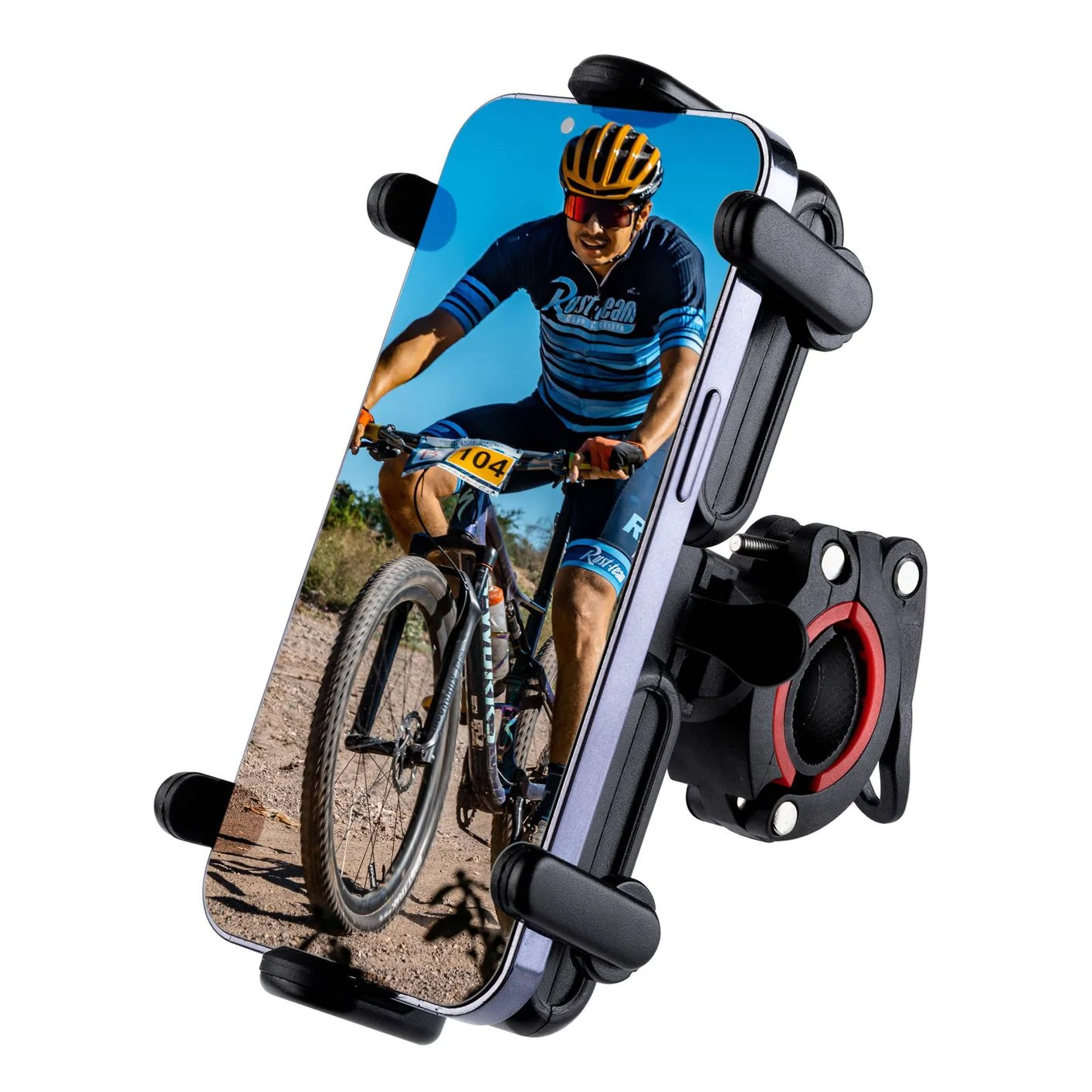 ROCKBROS cykel mobiltelefon holder motorcykel holder styr 360° universal smartphone