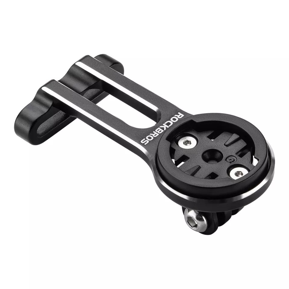 ROCKBROS cykelcomputerholder til Garmin Bryton Wahoo GPS styrholder aluminium