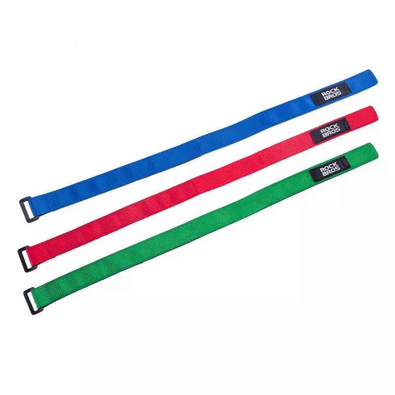 ROCKBROS Velcro kabelbånd surringsrem surringsrem 49,8 cm cykelstropper til fastgørelse