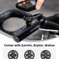 ROCKBROS cykelcomputerholder til Garmin Bryton Wahoo GPS styrholder aluminium