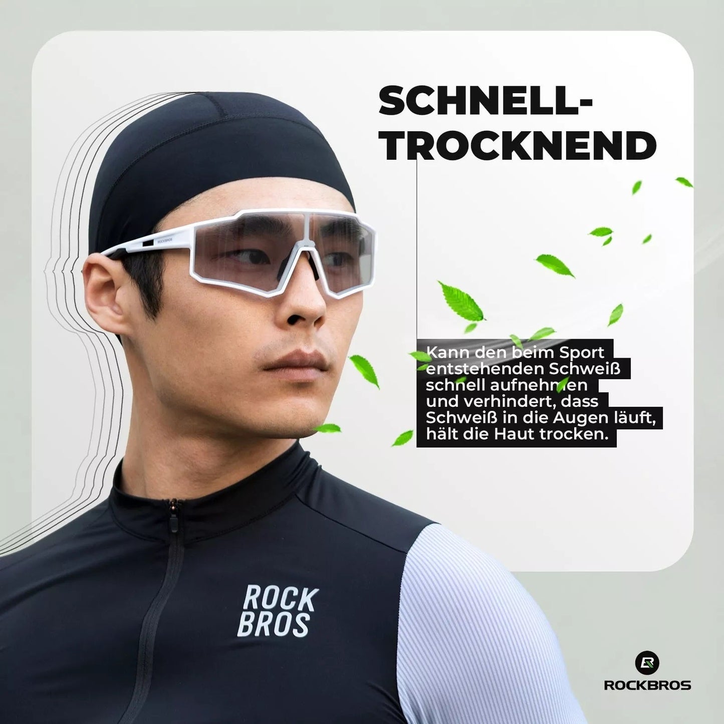 ROCKBROS cykelkasket COOLMAX under kasket cykelhjelm kasket cykelkasket sommer UPF50+