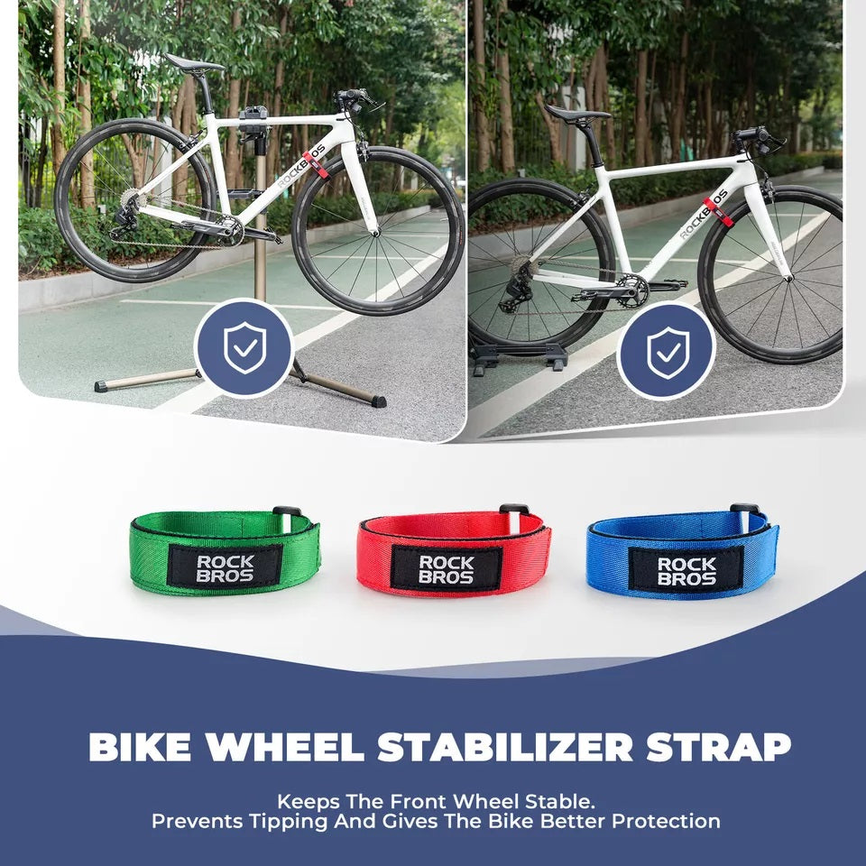 ROCKBROS Velcro kabelbånd surringsrem surringsrem 49,8 cm cykelstropper til fastgørelse