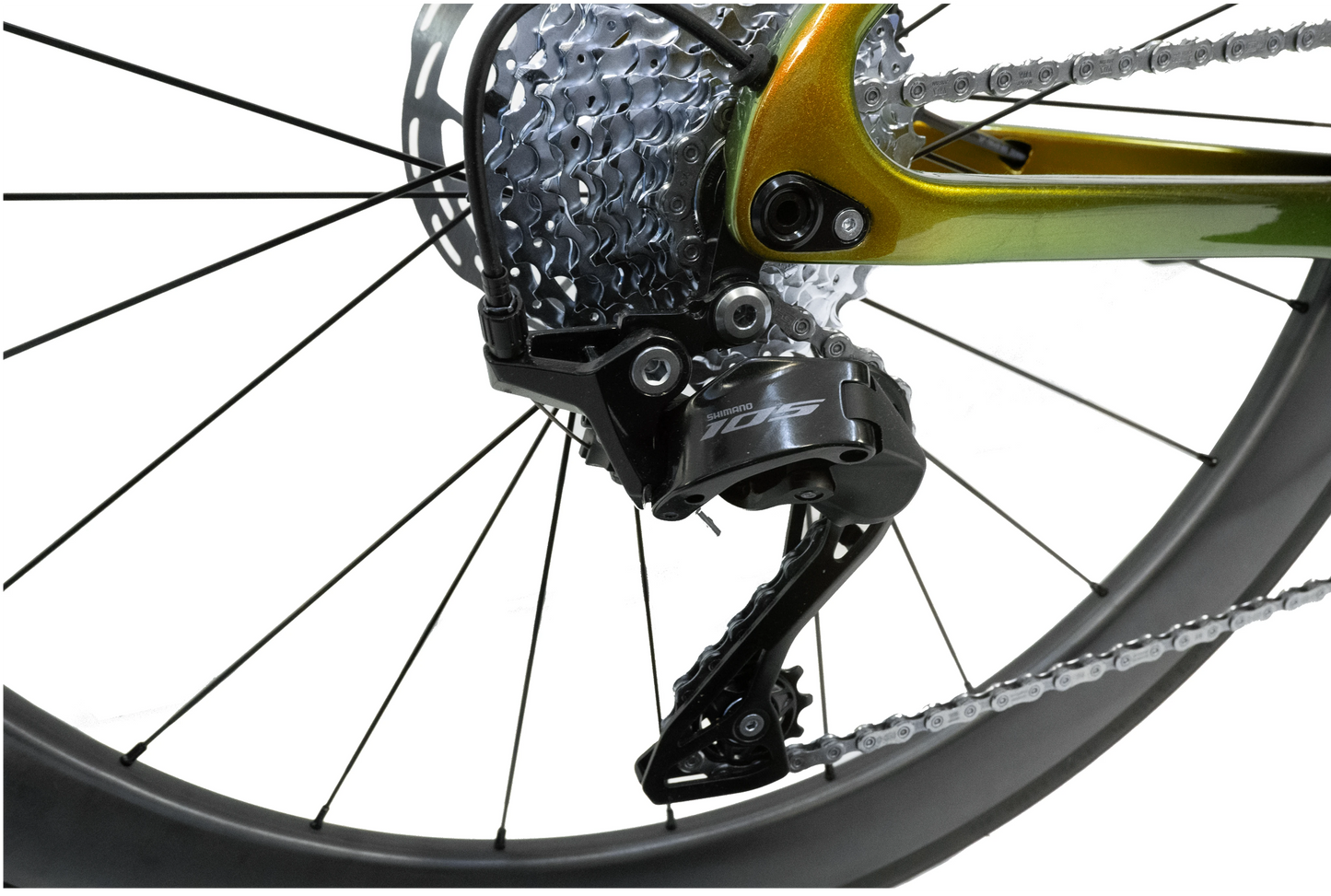 RINOS Fuldt kulfiber landevejscykel Odin 4.1 Shimano 105 ST-R7120 24 gear