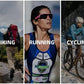 ROCKBROS lange cykelbukser til mænd og kvinder, cykelbukser til fire sæsoner med 4D polstring, lange cykelbukser med lommer, løbebukser, åndbar MTB