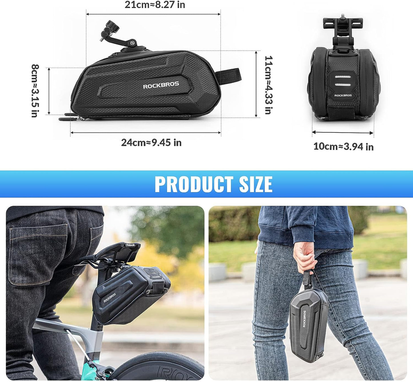 ROCKBROS B69 Vandtæt cykeltaske med quick relase 1.8L