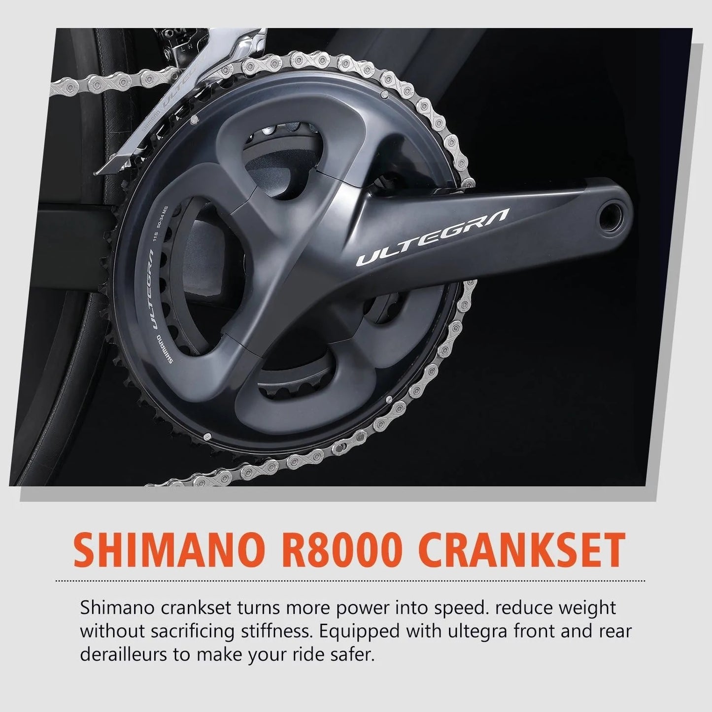 RINOS Gruscykler Carbon Sandman5.0 Shimano R8000 Ultegra