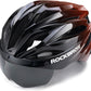 ROCKBROS voksen cykelhjelm med visir Magnetisk aftagelig åndbar justerbar til mænd og kvinder 58-62 cm