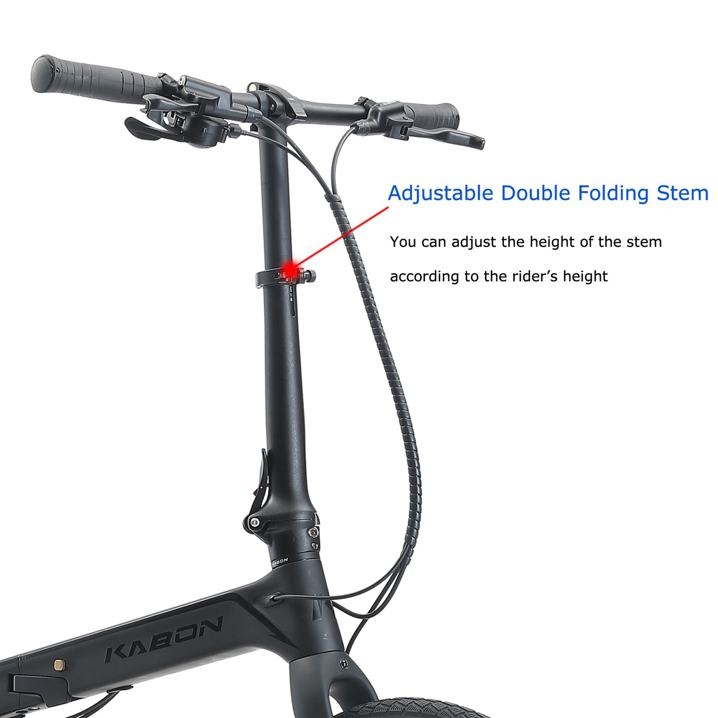 KABON City foldecykel carbon Shimano Altus 9S 20 tommer med carbon hjul