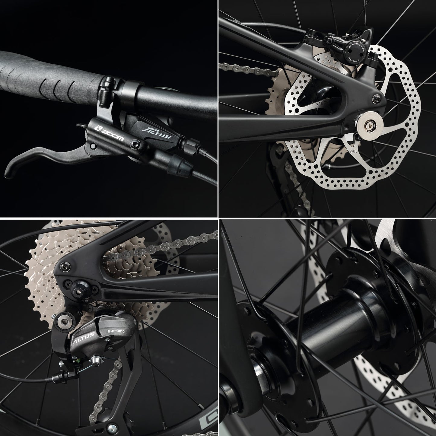 KABON City foldecykel carbon Shimano Altus 9S 20 tommer med carbon hjul