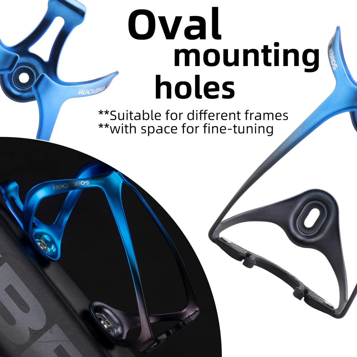 ROCKBROS Cykelflaskeholder i aluminium letvægt