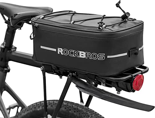 ROCKBROS Cykel bagagebærertaske Reflekterende 5,2L-8L med regnbeskyttelse