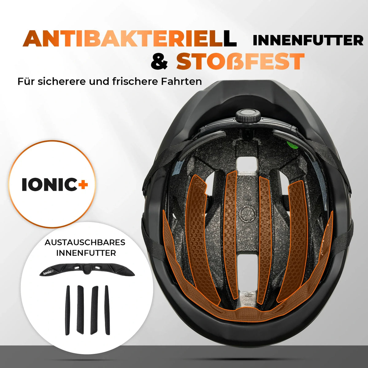ROCKBROS cykelhjelm med magnetlås –54-60CM