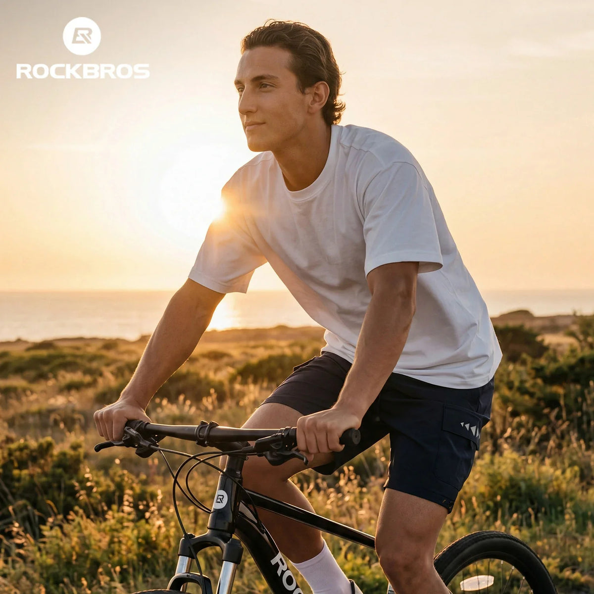 ROCKBROS cykelbukser til herrer med integreret polstring