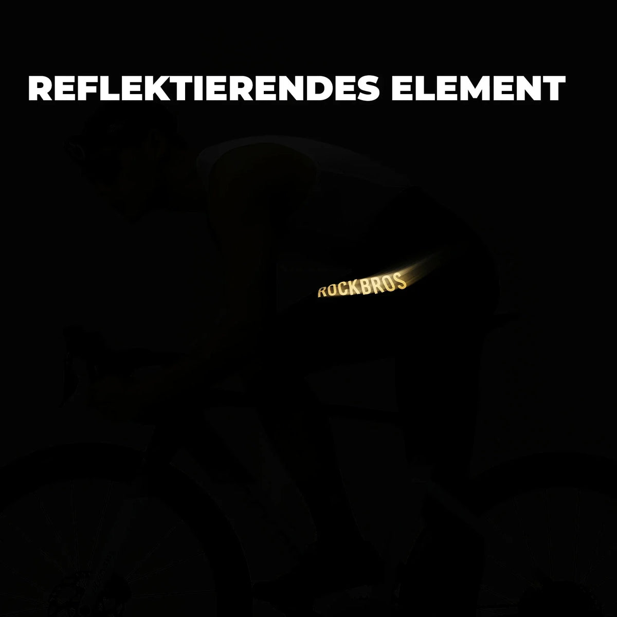 ROCKBROS Cykelbukser Korte til Mænd, Polstret 3D Snit Cykelbukser