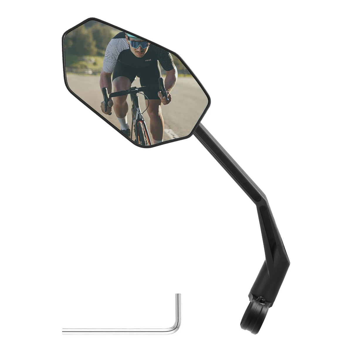 ROCKBROS Cykelspejl, 360° Justerbar Blændfri, Konveks Bakspejl med HD-Glas Brudsikkert
