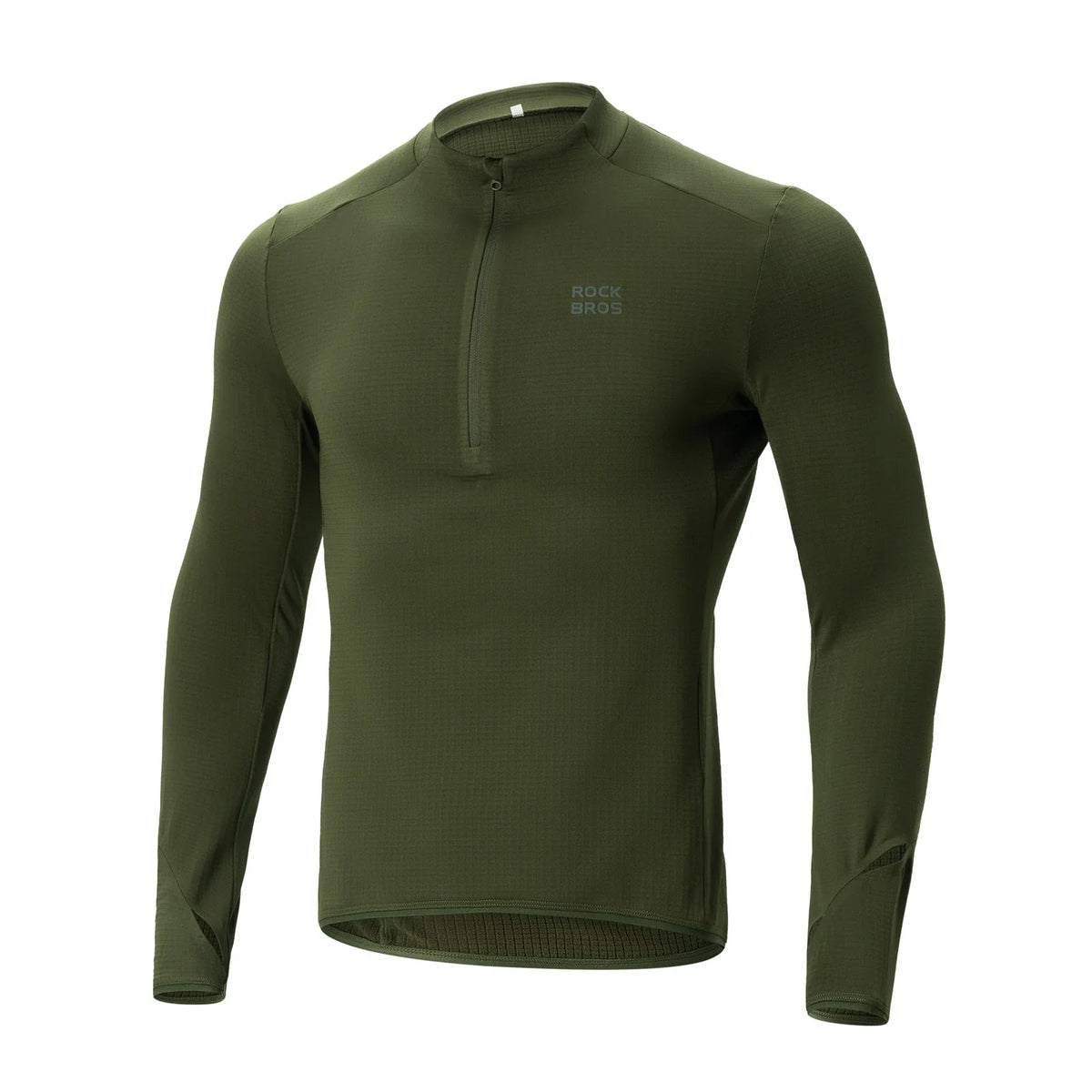 ROCKBROS Cykeltrøje Landevejstrøje Langærmet Herre Winter Warm Fleece Schnelltrocknendes Atmungsaktiv