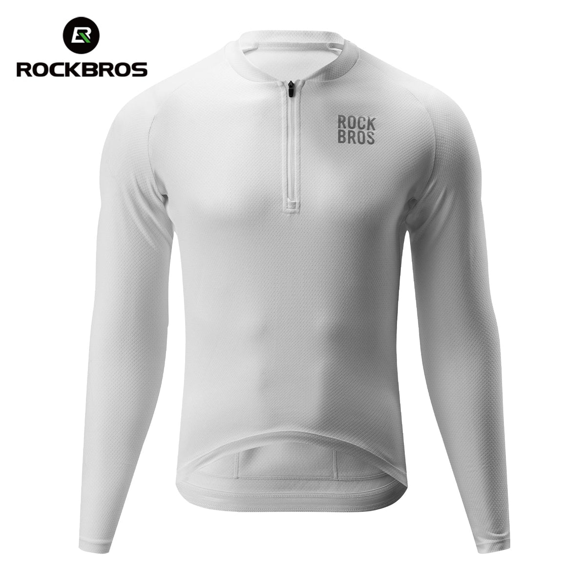 ROCKBROS cykeltrøje med lange ærmer og kort frontlås - Modell YDCX011