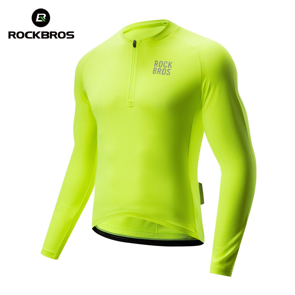 ROCKBROS cykeltrøje med lange ærmer og kort frontlås - Modell YDCX011