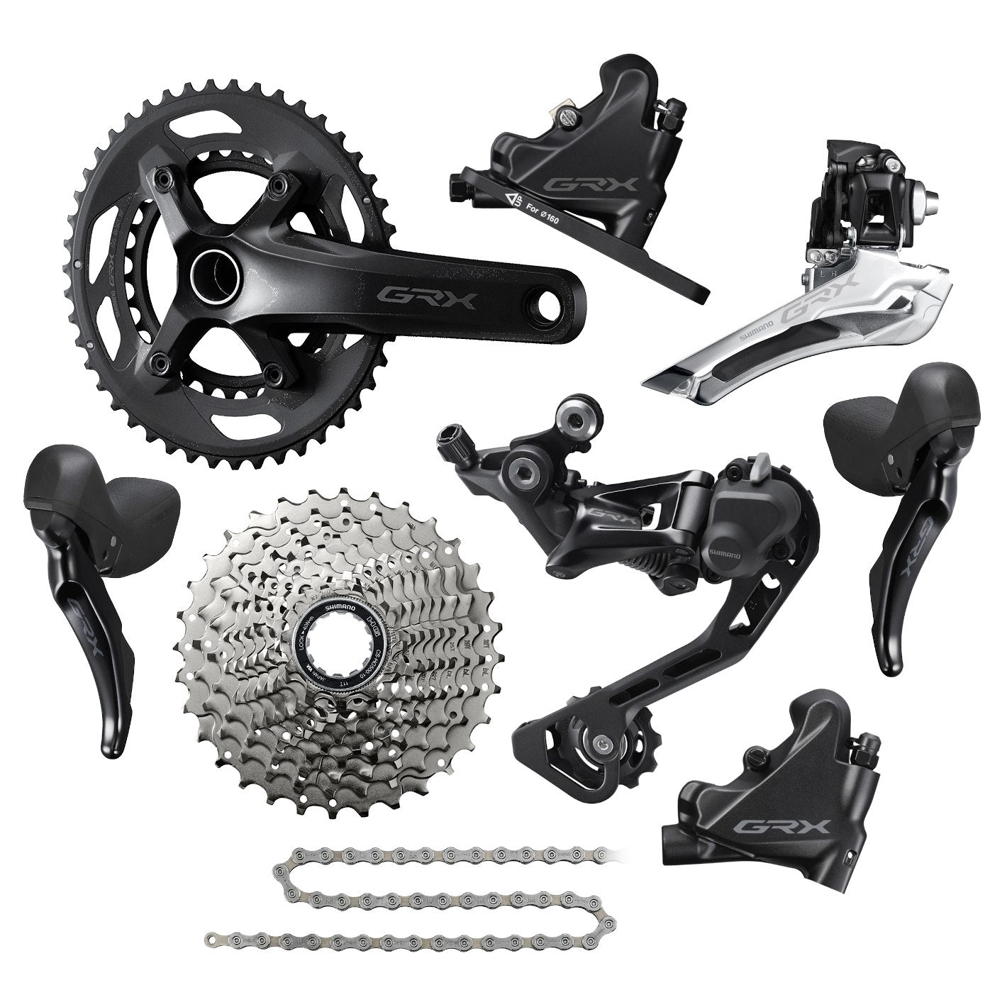Shimano GRX RX400 2x10-speed gruppesæt