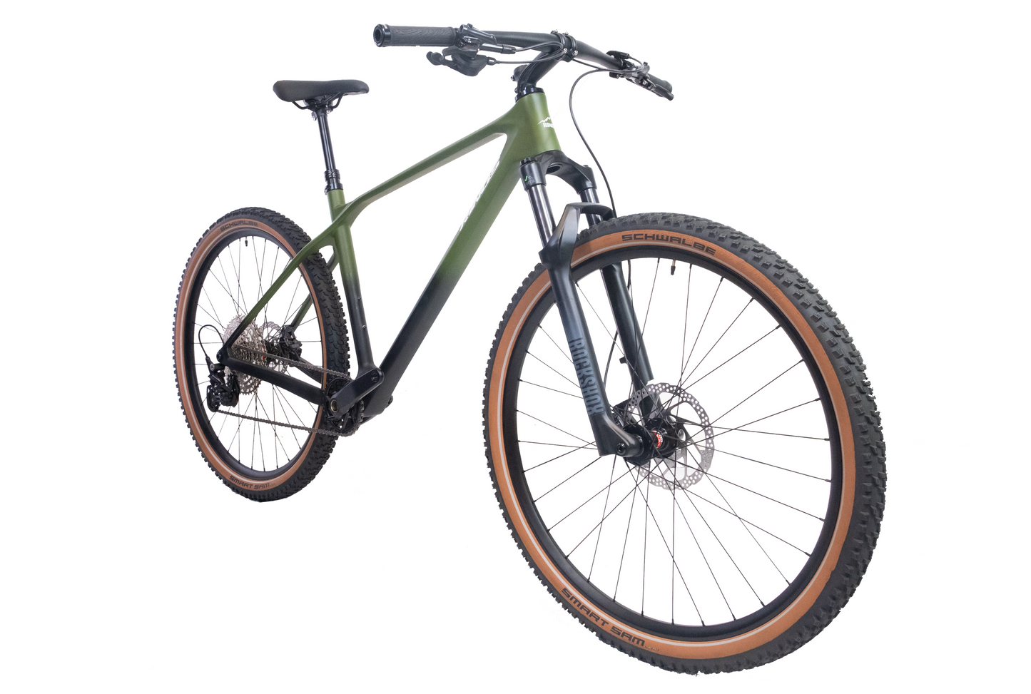 RINOS Gaia2X Carbon MTB Shimano Deore 12 speed 19 inch Hardtail Rockshox