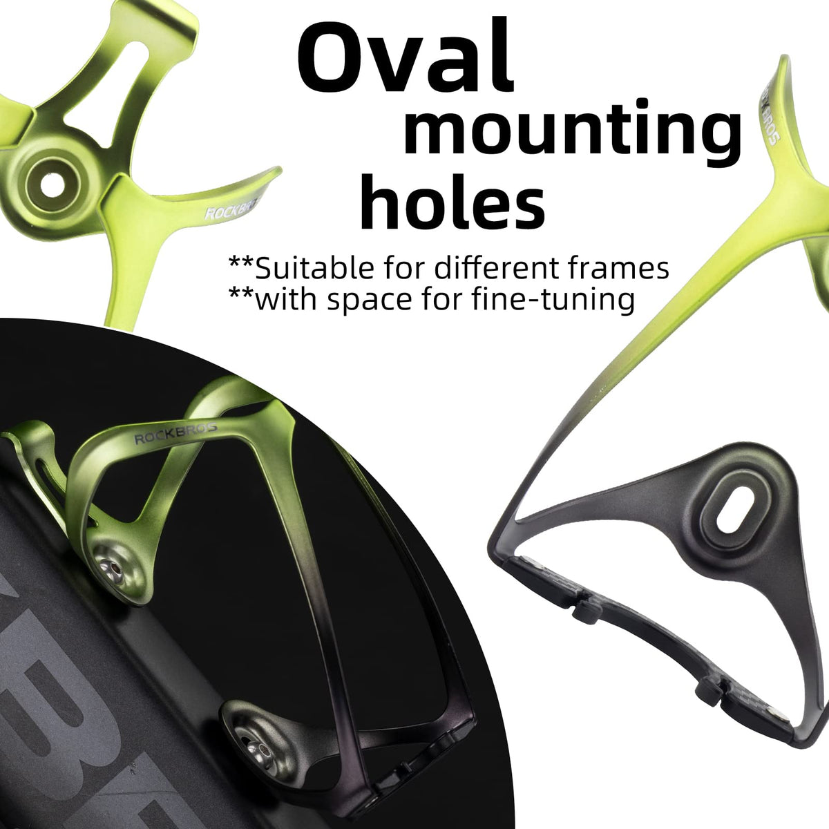 ROCKBROS Cykelflaskeholder i aluminium letvægt