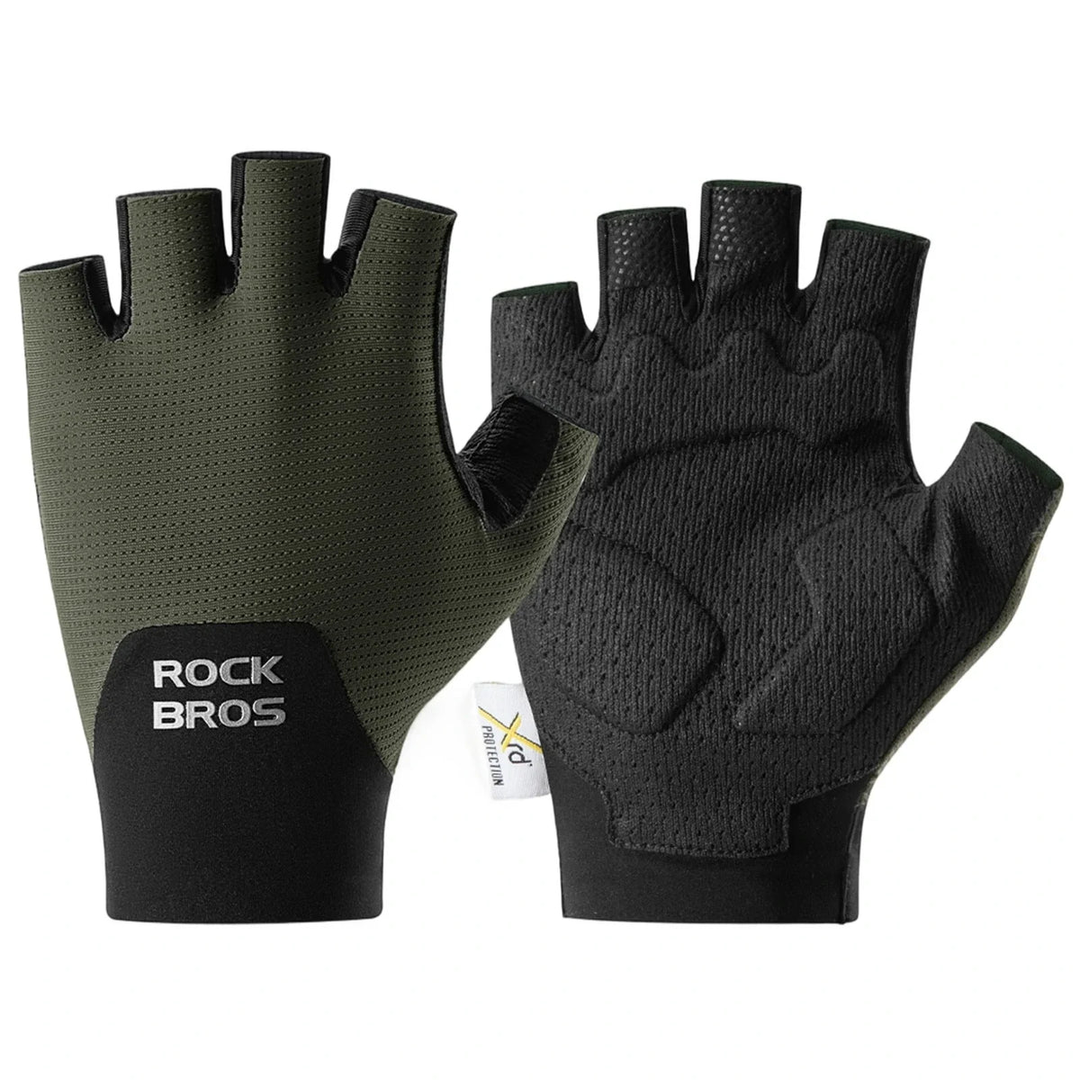 ROCKBROS Halvfinger cykelhandsker med PORON XRD polstring